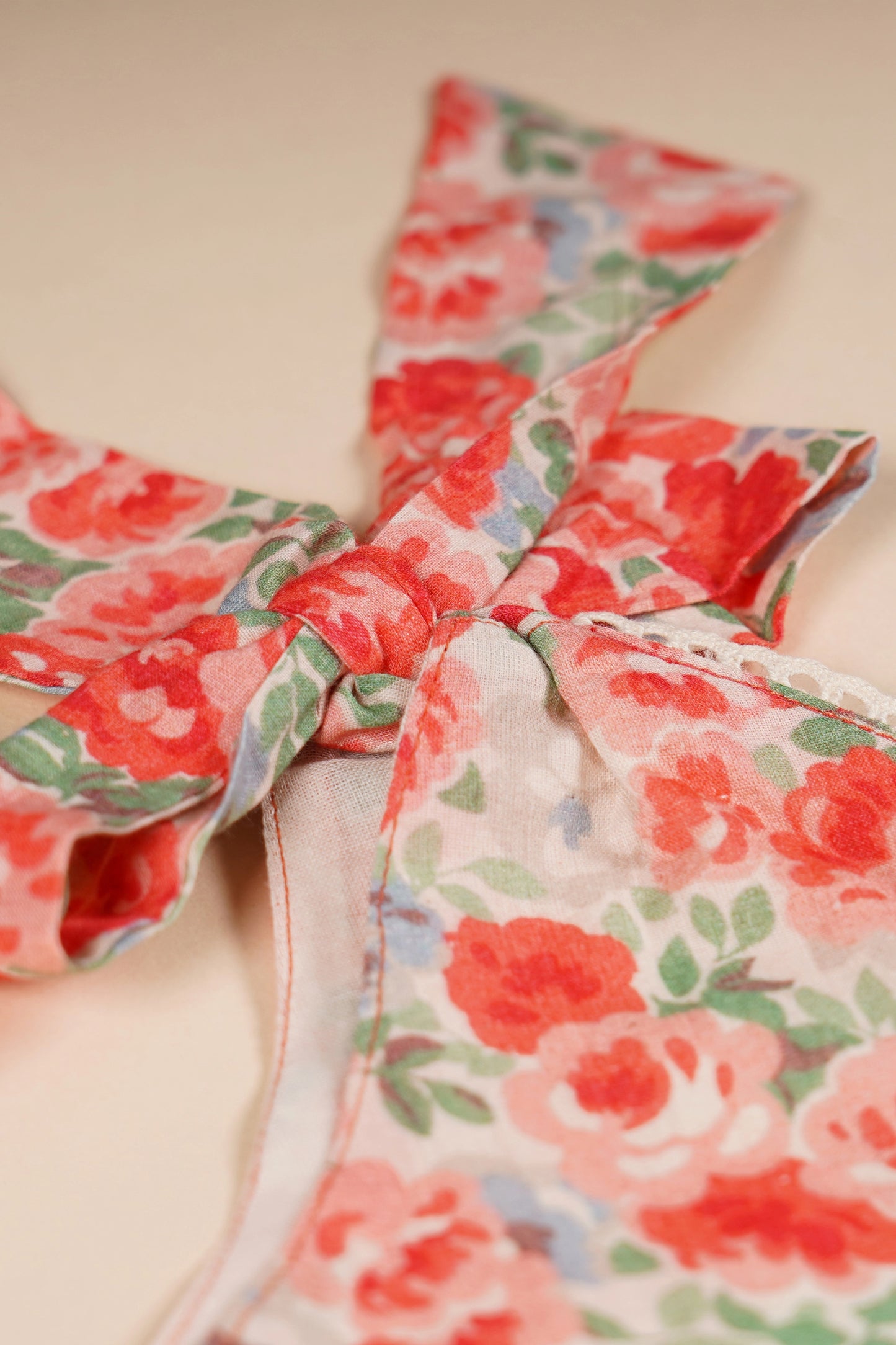 Poochkie red floral lehenga for kids