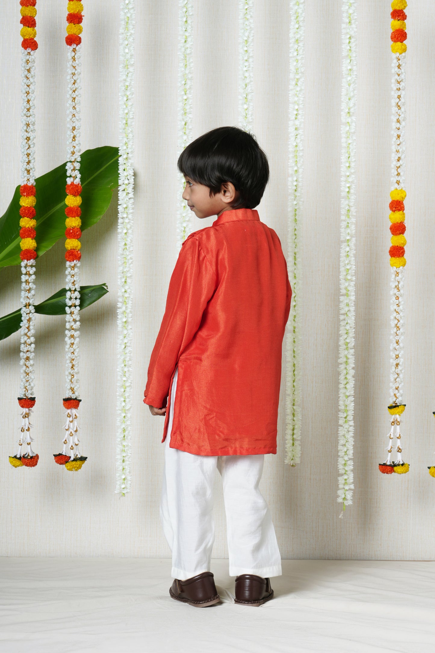 Scarlet Royale Pleated Kurta Set