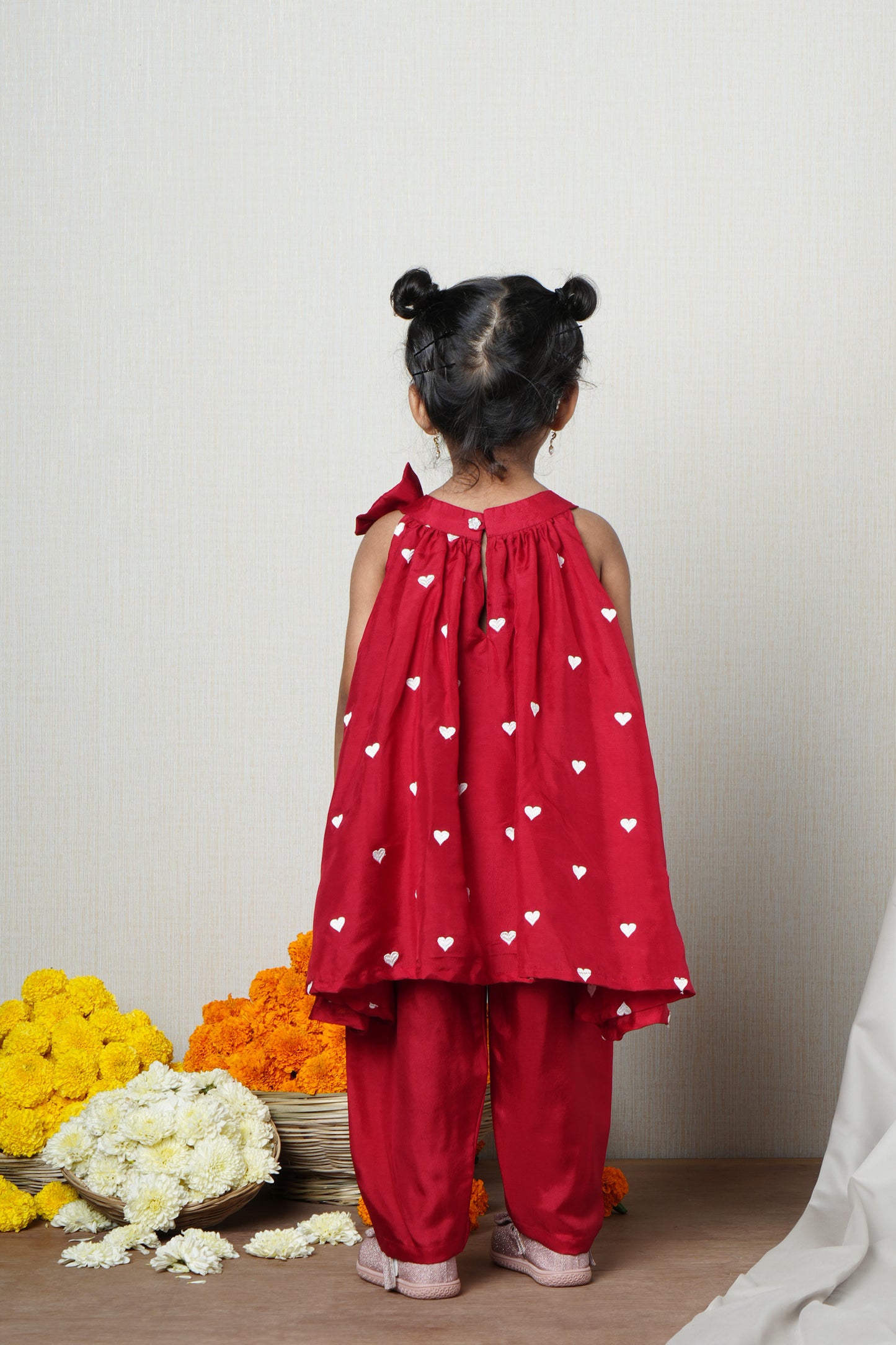 Little Hearts Bow Co-ord Set
